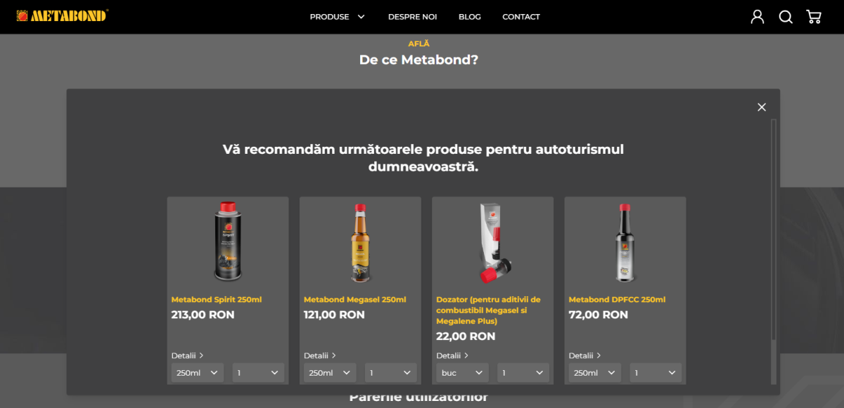 Cum să alegem corect produsele Metabond?